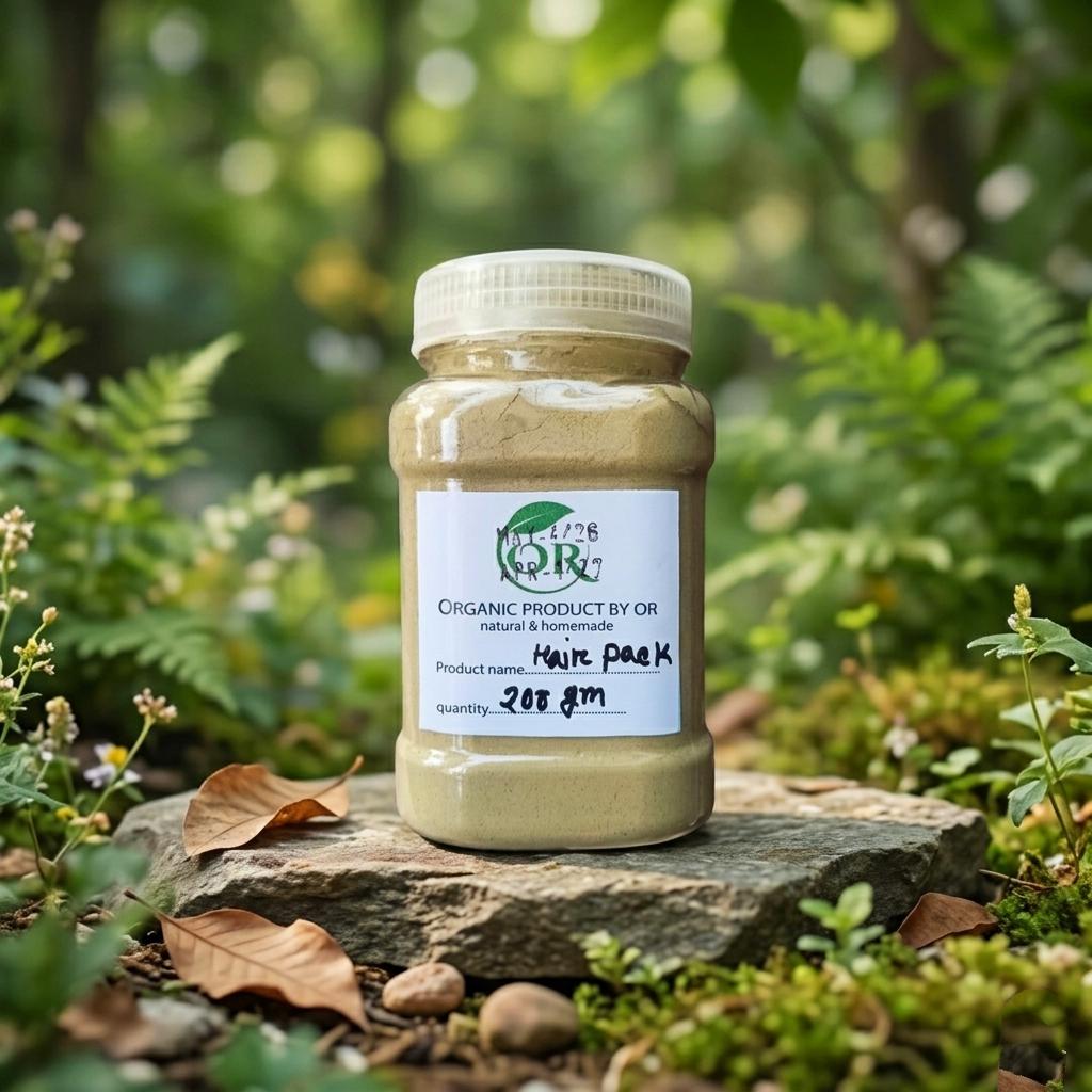 Hair pack ( অরগানিক হেয়ার প্যাক)  পরিমাণ  :২০০ গ্রাম