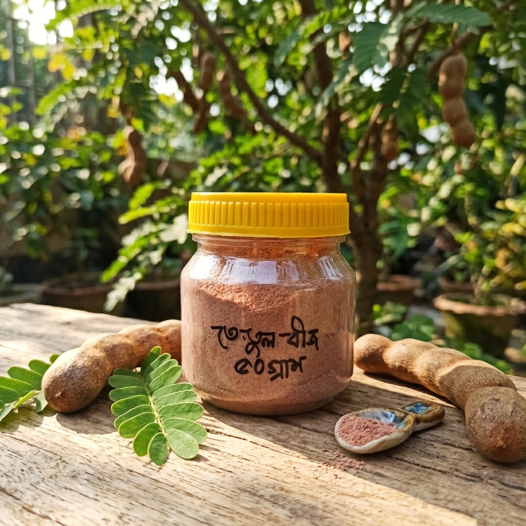 অরগানিক তেঁতুল বীজ গুঁড়া ( Tamarind Seed Powder Bangladesh)